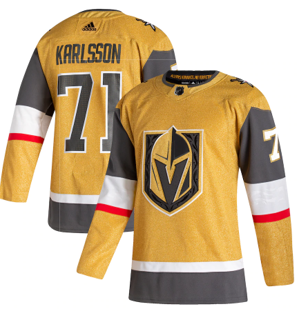Men's Vegas Golden Knights #71 William Karlsson Gold Stitched NHL Jersey Men's Vegas Golden Knights #71 William Karlsson Gold Stitched NHL Jersey